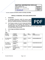 Medical Standards Tests and Certification