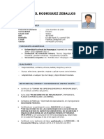 CV de Fidel Rodriguez Zeballos