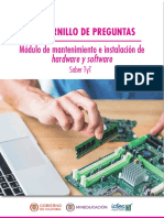 Cuadernillo de Preguntas Mantenimiento e Instalacion de Hardware y Software Tyt PDF