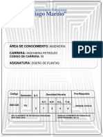 Contenido Programático Diseño de Plantas PDF