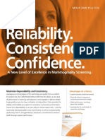 Reliability. Consistency. Confidence.: A New Level of Excellence in Mammography Screening