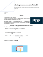 Ejercicio Liquidacion Prestaciones Sociales Unidad 3. Leo