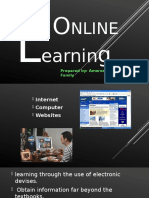 Online Learning Advantages and Limitations