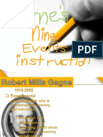 Gagne's Nine Event of Instruction