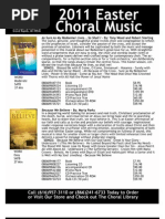Download Easter 2011 Choral Music by Josh Mosey SN46040812 doc pdf