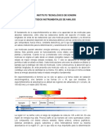 Métodos instrumentales de análisis: Espectrofotometría UV-Vis y AA