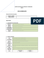 Plantilla Guía de Observación