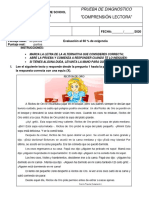 Prueba Diagnóstico - 3° Básico