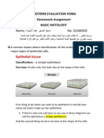 Histoligy Homework Assignment سعيد تيسير عبد الجواد