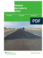 WSDOT Pavement Preservation Guide For Local Agencies: November 2012 George White WA-RD 800.1