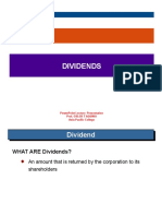 Dividends: Powerpoint Lecture Presentation Prof. Osler T Aquino Asia Pacific College