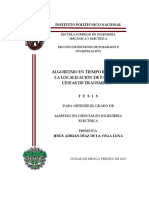 Algoritmo en Tiempo Real para La Localización de Fallas en Líneas de Transmisión