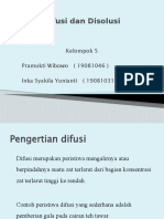 Difusi dan Disolusi kel. 5 ppt