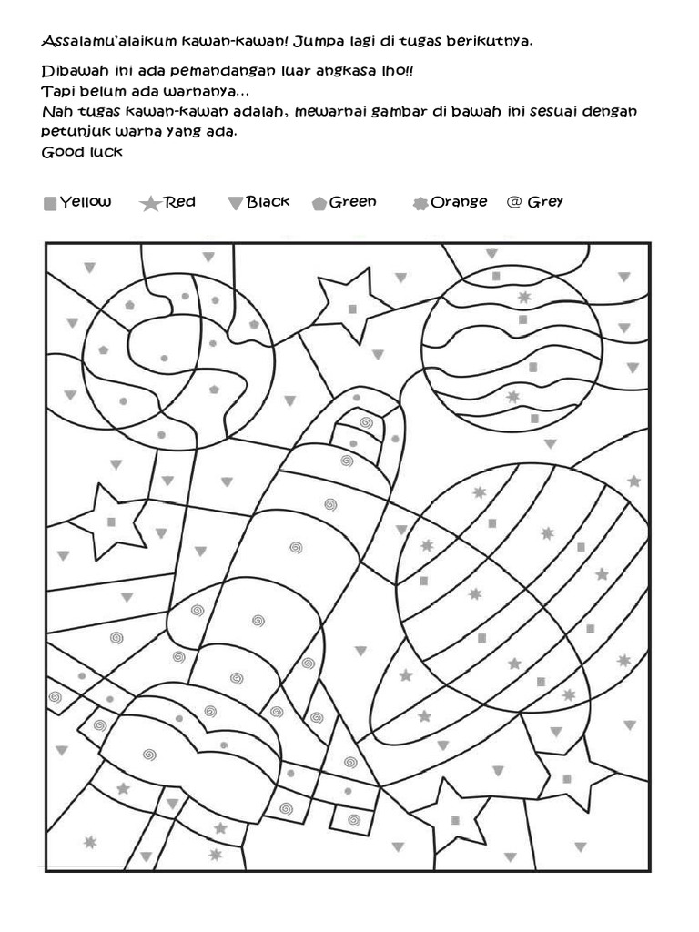 II Materi dan LKS untuk kelas 1 tema COLOURS pdf