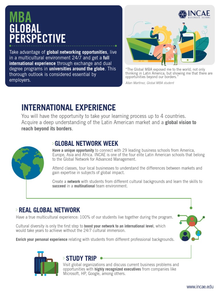 Global MBA Program with International Experience | PDF | Master Of ...