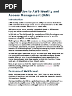 Introduction To AWS Identity and Access Management (IAM) : Cloud - User