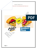 Comparative Study On Dominos and Pizza Hut