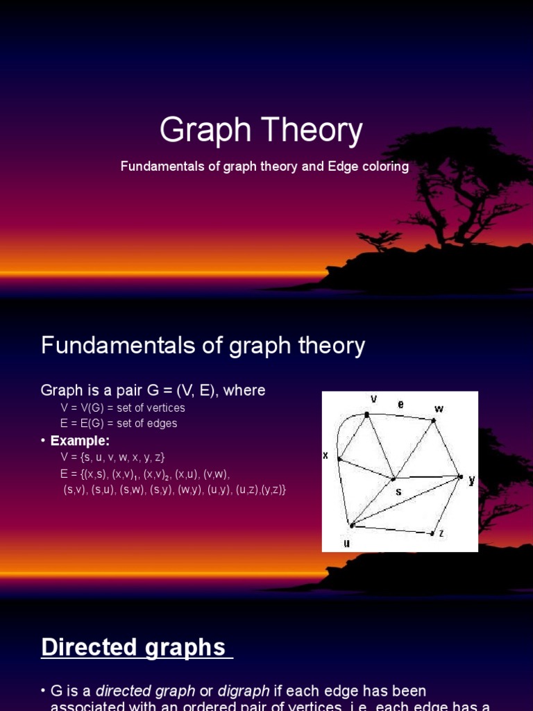 Graph Theory Presentation Vertex Graph Theory Graph Theory