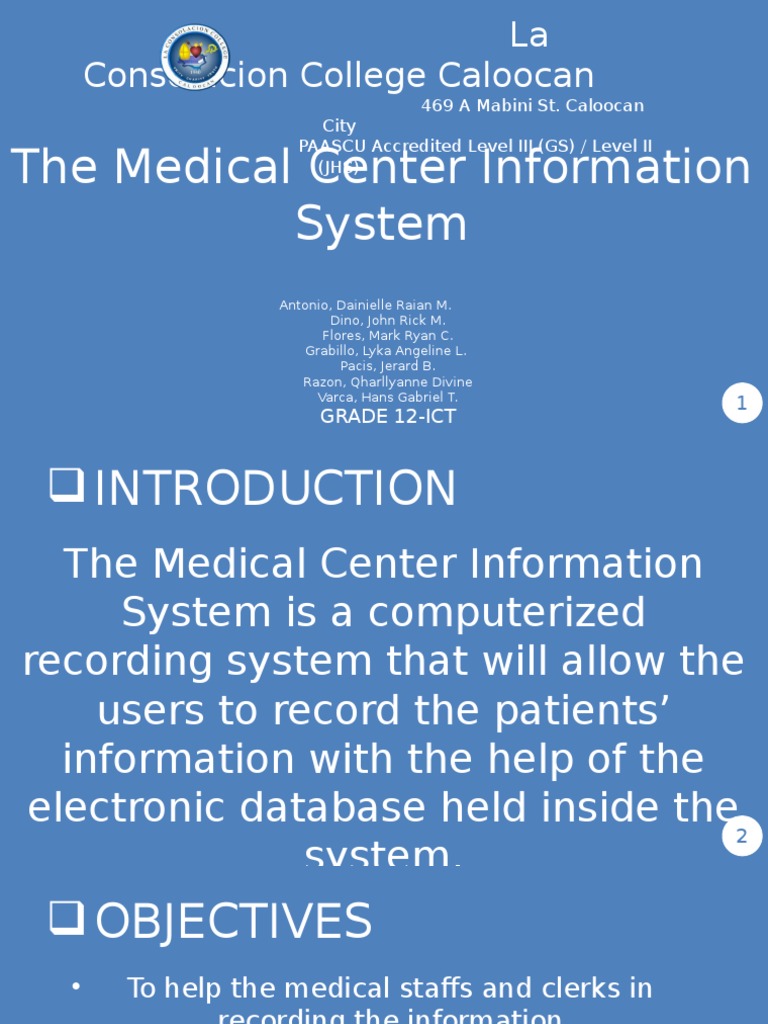Medical Information System | PDF | Health Sciences | Medicine