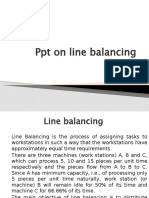 On Line Balancing