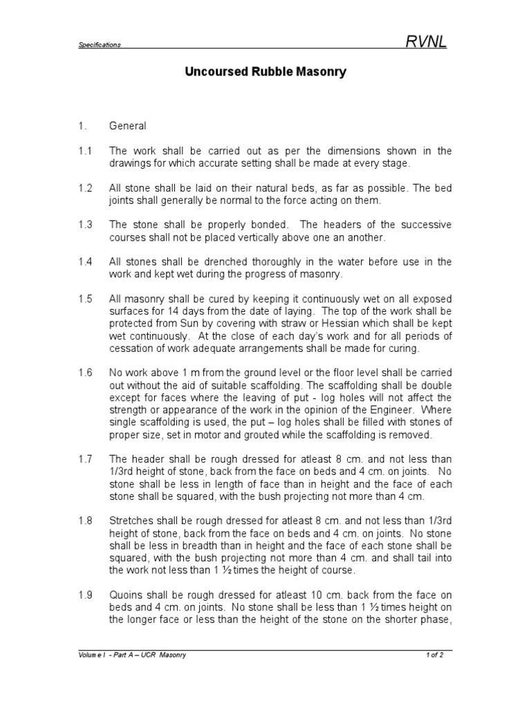 06 Part A UCR PDF Masonry Building Technology