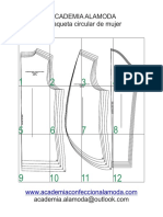 Chaqueta Circular de Mujer PDF