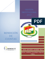 Informe de Rendición de Cuentas 2017