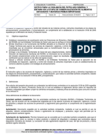 Instructivo de Inspección Del Rotulado General y Complementario en Comercialización de Alimentos Envasados y Materias Primas Importadas