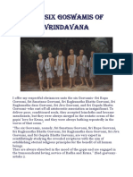 The Six Goswami's of Vrindavana: PDF