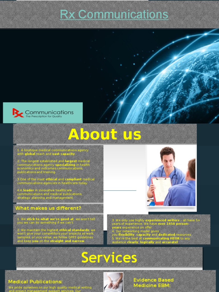 Rx Communications: HEOR Experts | PDF | Evidence Based Medicine | Cognition