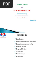 Fog Computing: Technical Seminar