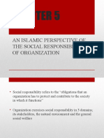 An Islamic Perspective of The Social Responsibility of Organization