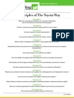 14 Principles of Toyota Poster PDF