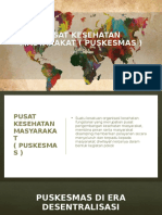 Pusat Kesehatan Masyarakat (Puskesmas)