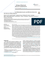 Biology of Blood and Marrow Transplantation