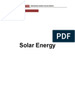 Solar Energy: Environmental Sustainable Design