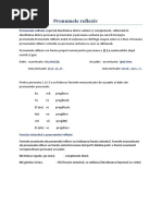 Pronumele reflexiv