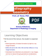 Resident Physics Lectures: Radiography Geometry