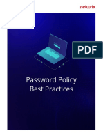 Password Policy-Best Practices