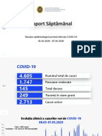 Prezentare Saptamanala COVID-19 R.MOLDOVA