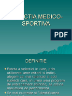 SELECTIA MEDICO-SPORTIVA (cit)