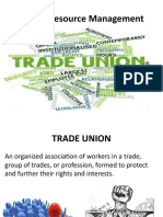 TRADE UNION PPT (HRM)