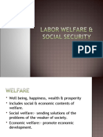 Labor Welfare & Social Security