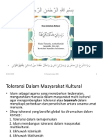 Toleransi Dalam Masyarakat Kultural PDF