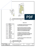A 1 Location Plan and Site Development Plan: General Notes