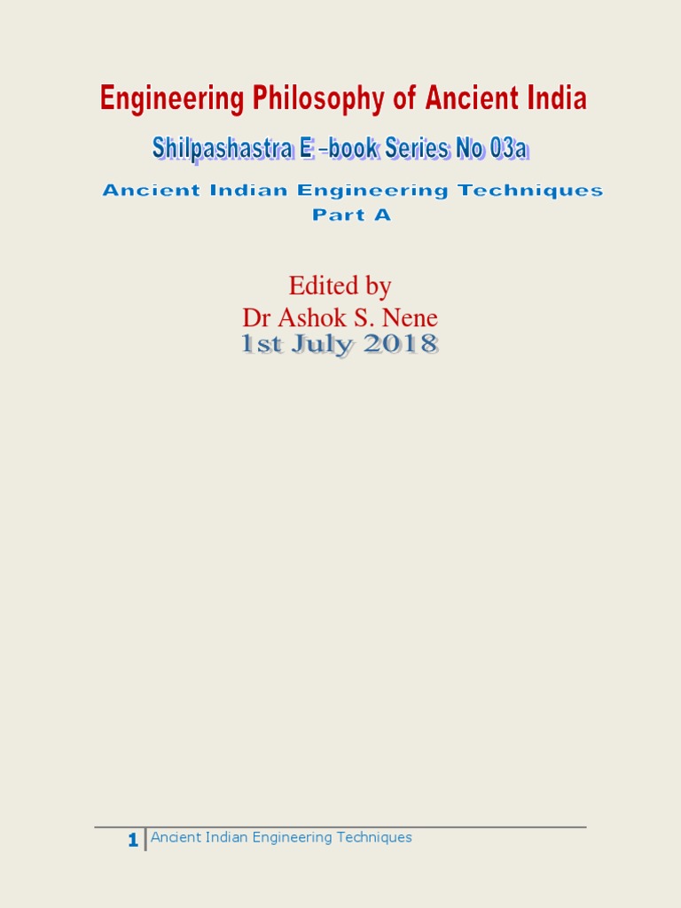 Ancient Indian Engineering Techniques | PDF | Nature