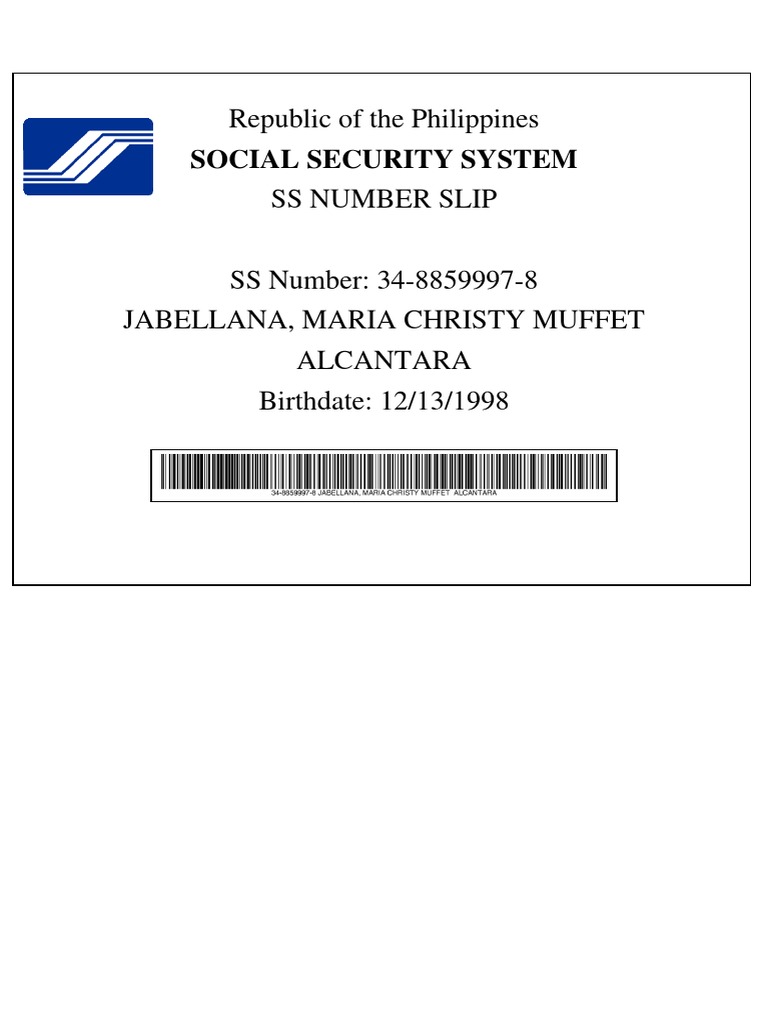 Republic of The Philippines: Social Security System | PDF | Social Science