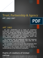 Trust, Partnership & Agency