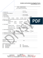 11.3 Incident and Accident Investigation Forms