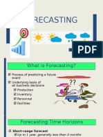 Forecasting (Lec 3)